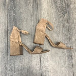Suede Sam Edelman Block Heels